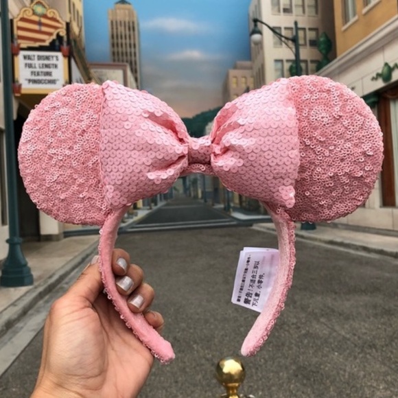 Disney Parks Millennial Pink Minnie Ears NWT - Picture 4 of 6